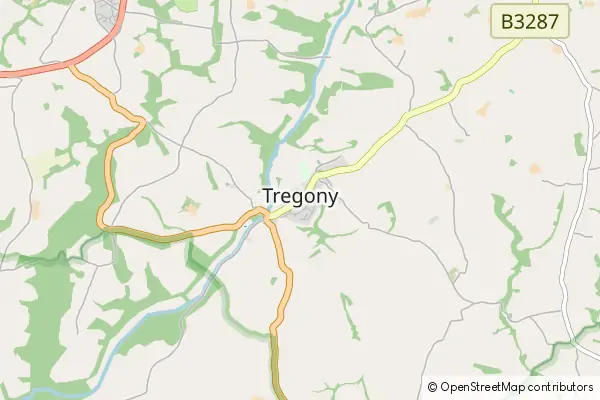 Mapa Tregony