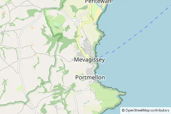 Mapa Mevagissey