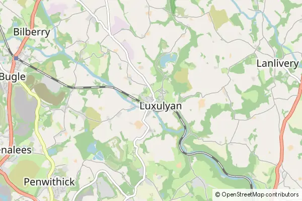 Mapa Luxulyan