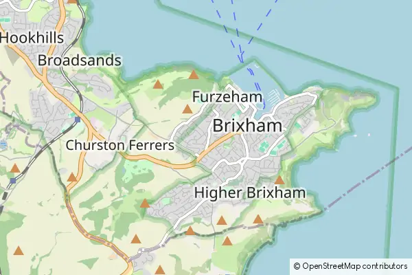 Mapa Brixham