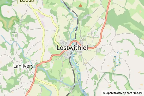 Mapa Lostwithiel