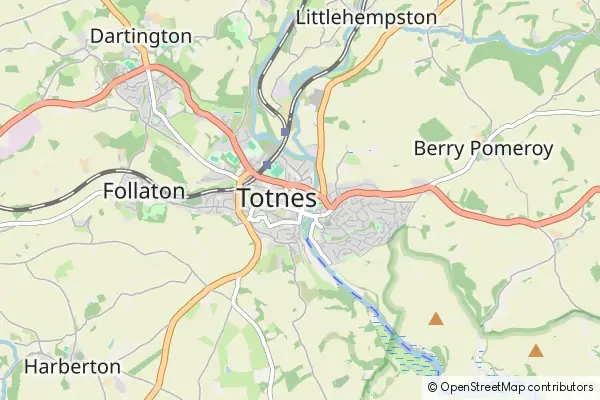 Mapa Totnes