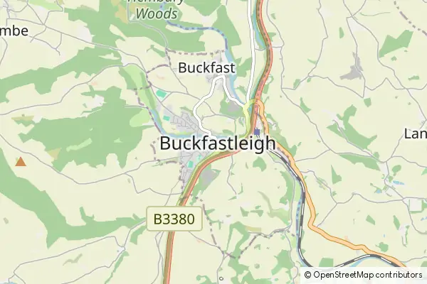 Mapa Buckfastleigh