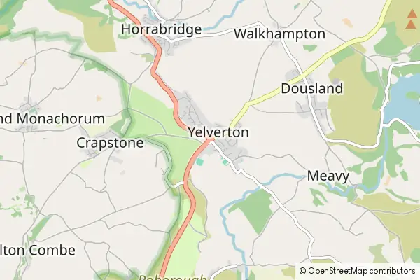 Mapa Yelverton