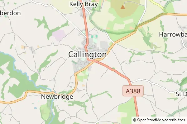 Mapa Callington