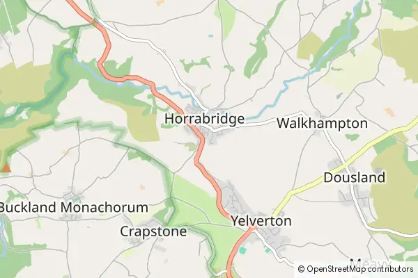 Mapa Horrabridge