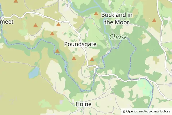 Mapa Poundsgate