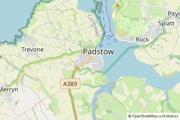 Mapa Padstow