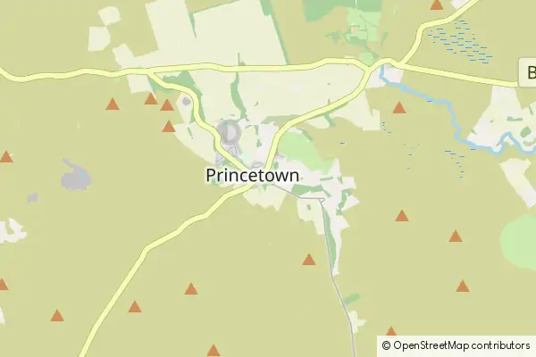 Mapa Princetown