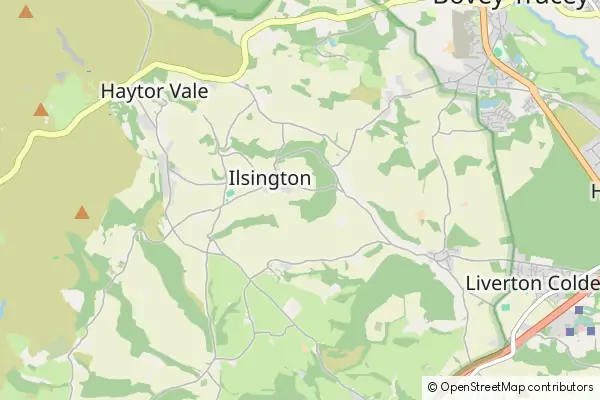 Mapa Ilsington