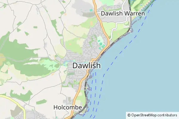 Mapa Dawlish