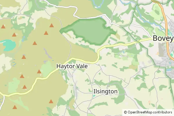 Mapa Haytor Vale