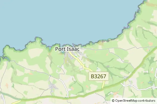 Mapa Port Gaverne