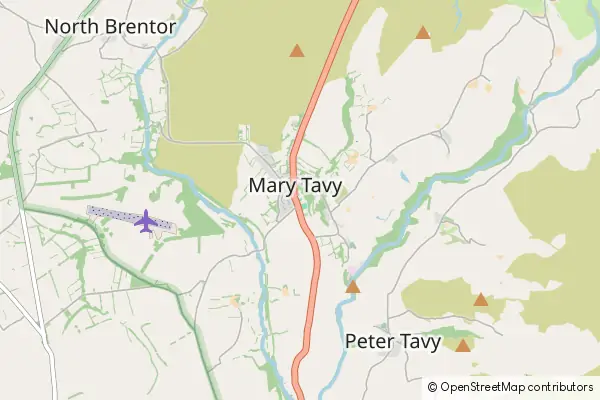 Mapa Mary Tavy