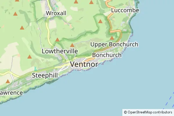 Mapa Ventnor