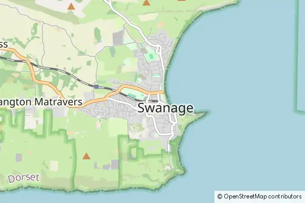 Mapa Swanage