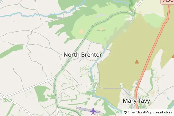 Mapa Brentor