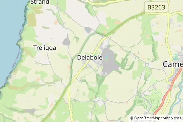 Mapa Delabole
