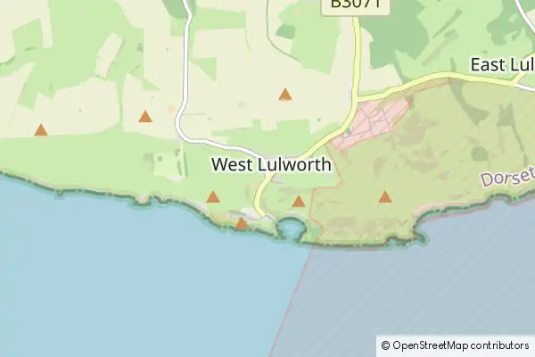 Mapa West Lulworth