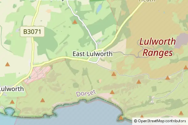 Mapa East Lulworth