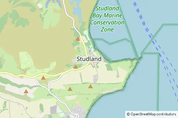 Mapa Studland