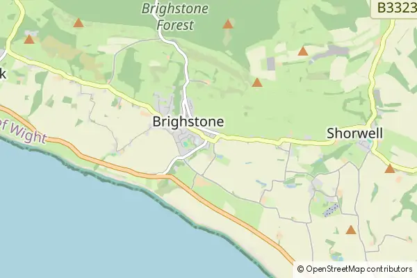 Mapa Brighstone