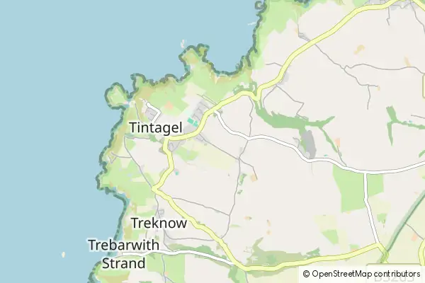 Mapa Tintagel