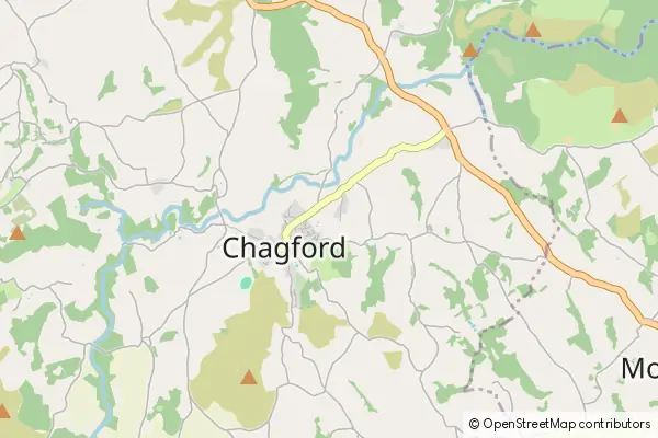 Mapa Chagford