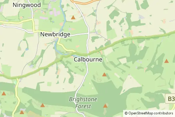 Mapa Calbourne