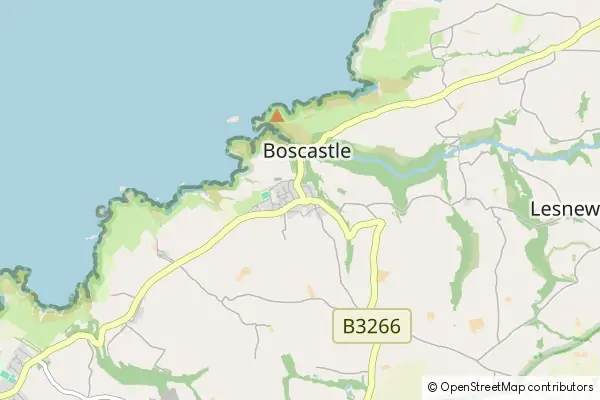 Mapa Boscastle