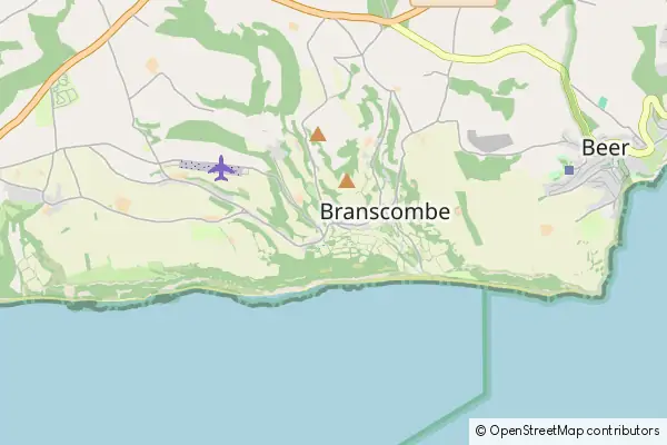 Mapa Branscombe