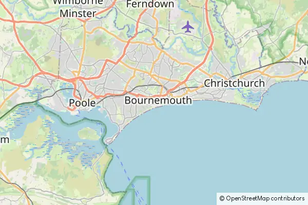 Mapa Bournemouth