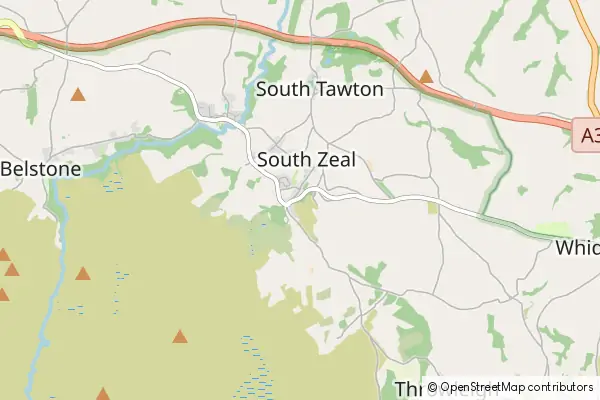 Mapa South Zeal