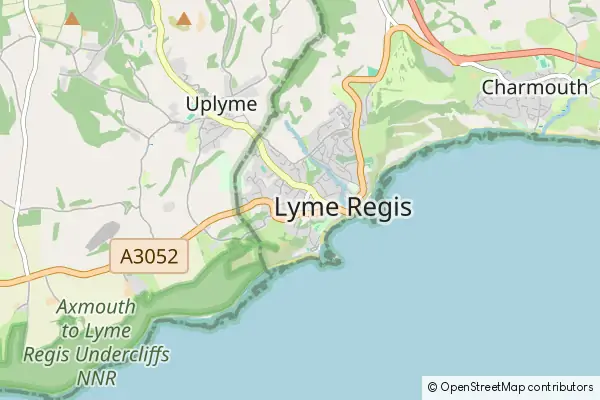 Mapa Lyme Regis
