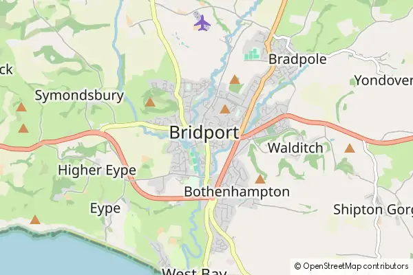 Mapa Bridport