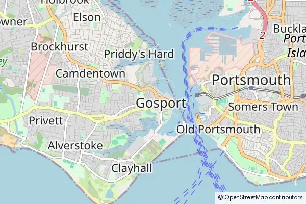 Mapa Gosport