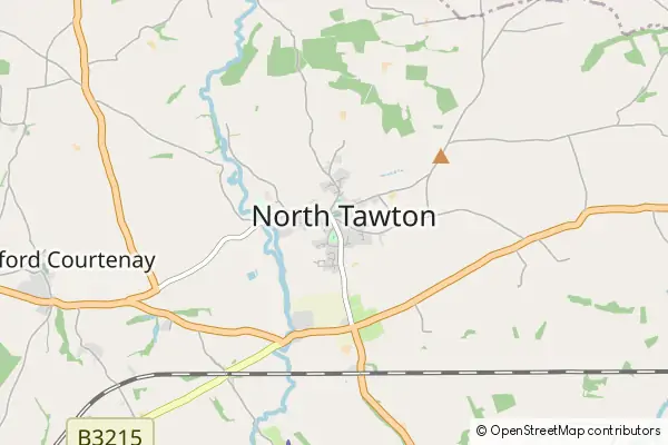 Mapa North Tawton