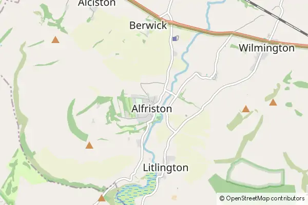 Mapa Alfriston