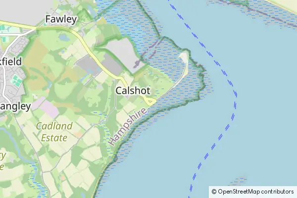 Mapa Calshot