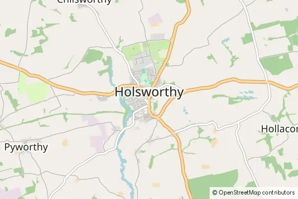 Mapa Holsworthy