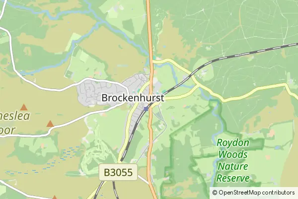 Mapa Brockenhurst