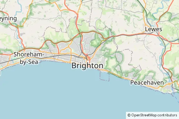 Mapa Brighton