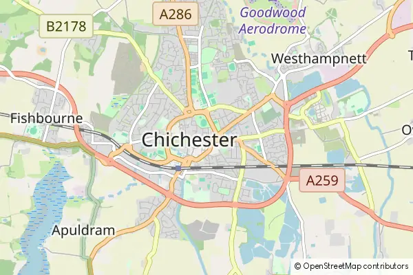 Mapa Chichester