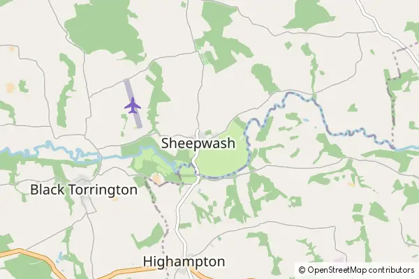 Mapa Sheepwash