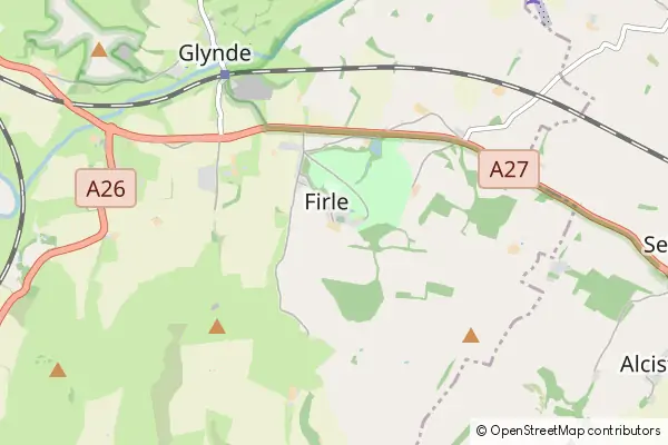 Mapa West Firle