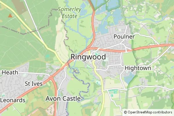 Mapa Ringwood