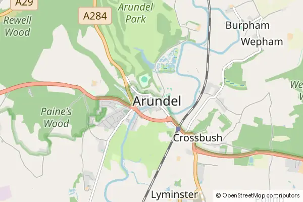 Mapa Arundel