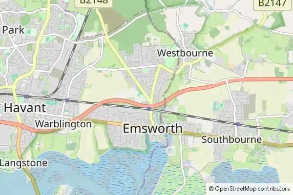 Mapa Emsworth