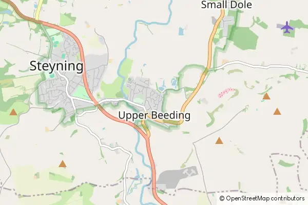 Mapa Steyning