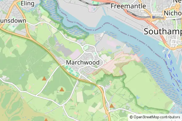 Mapa Marchwood